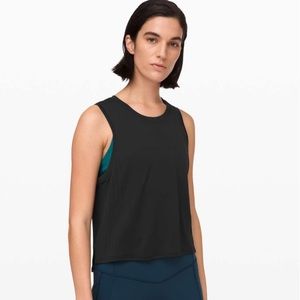 LULULEMON black train to be tank